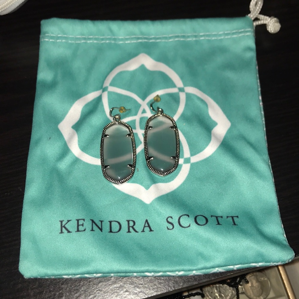 Authentic KS Elle Earrings in grey